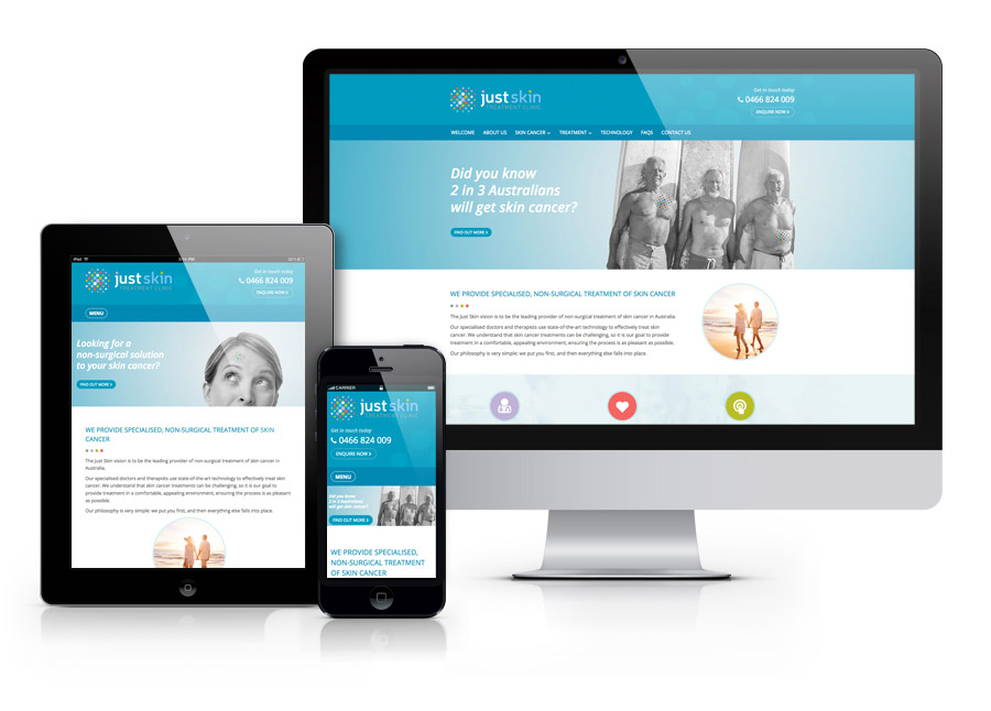 Just-Skin-website-design-on-different-devices-by-Spearhead-Creative